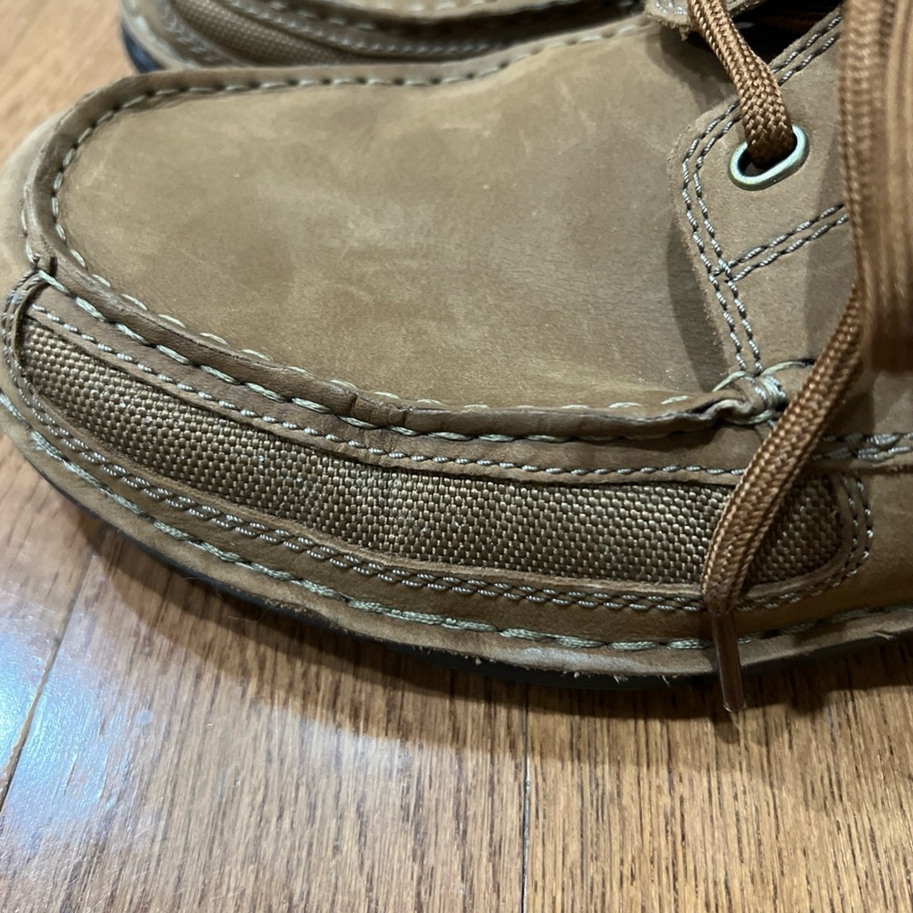 Clarks Mens Waterloo Boat Shoe Sz 10W Tan/Brown Nautical Outdoors Casual Lightwe - Picture 8 of 14